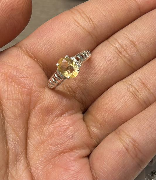 Yellow Sapphire Ring